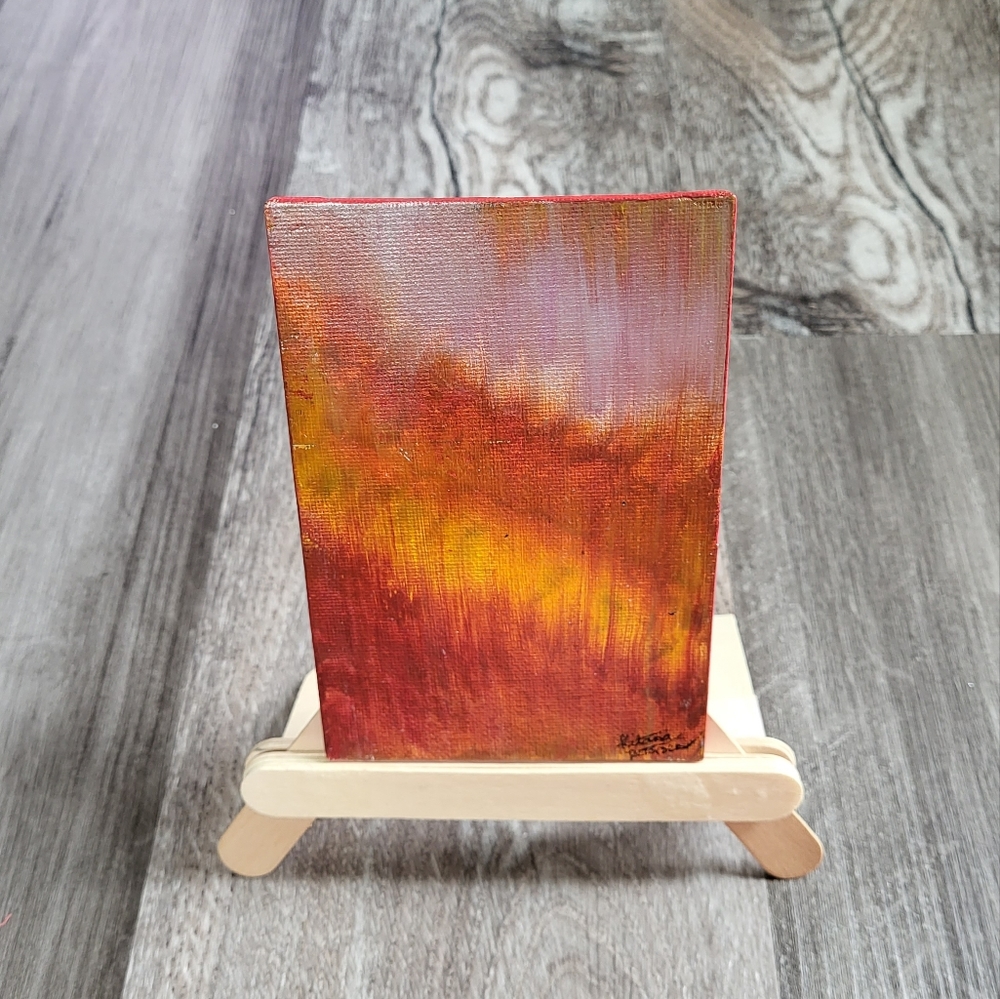"Autumn Mirage" Painting by Artistic Ashara - Mini Easel Not Included